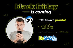 Scopri di più sull'articolo BlackFriday e Cyber Monday, cavalca l’onda della frenesia di questi giorni e utilizza la leva degli sms marketing